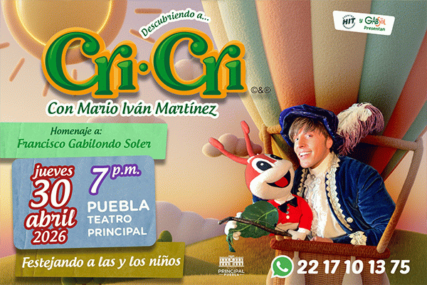 Descubriendo a CRI CRI con Mario Iván Martínez, Puebla